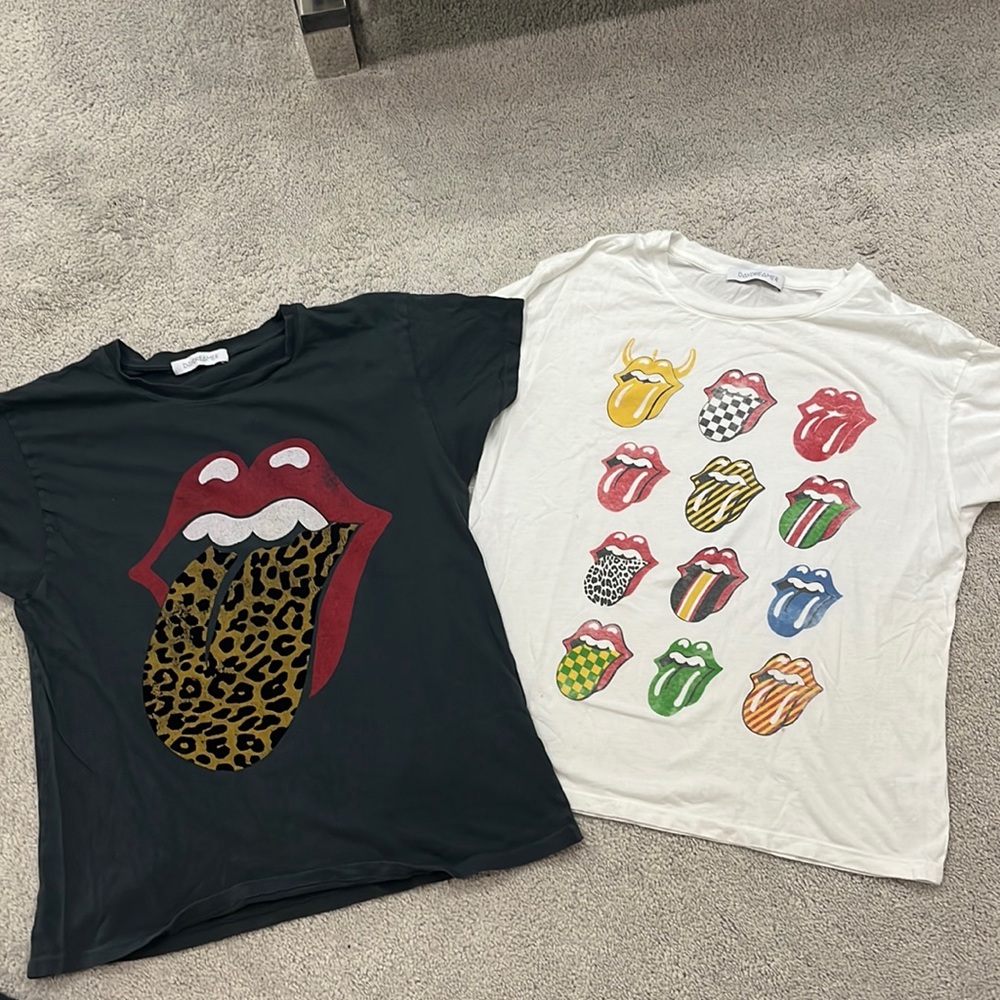 Rolling Stones Set of 2 Daydreamer brand t-shirts